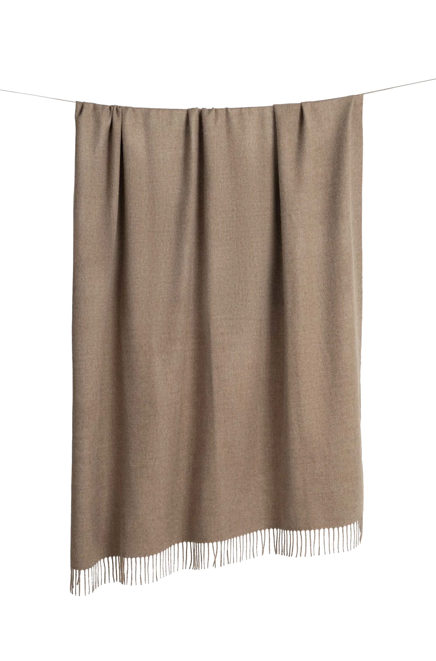 Alpaka Tagesdecke Uni (sand)