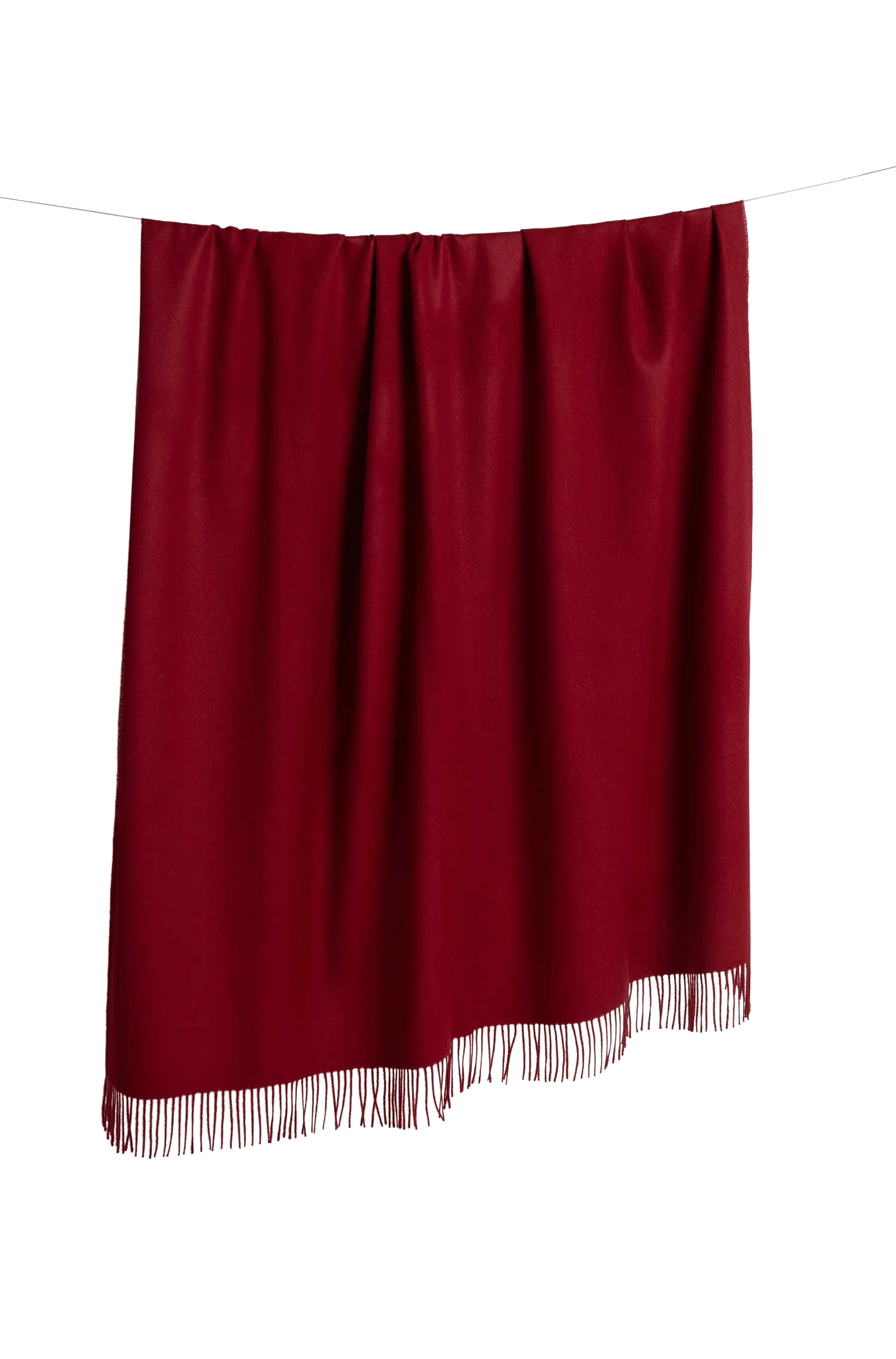 Alpaka Tagesdecke UNI (rot)