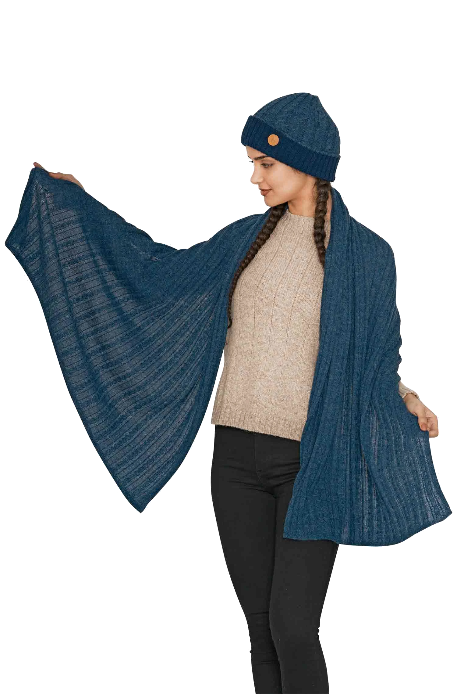 Alpaka Schal/Reisedecke SUAVE