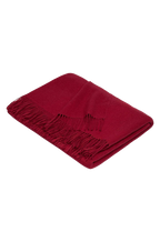 Alpaka Tagesdecke UNI (rot)