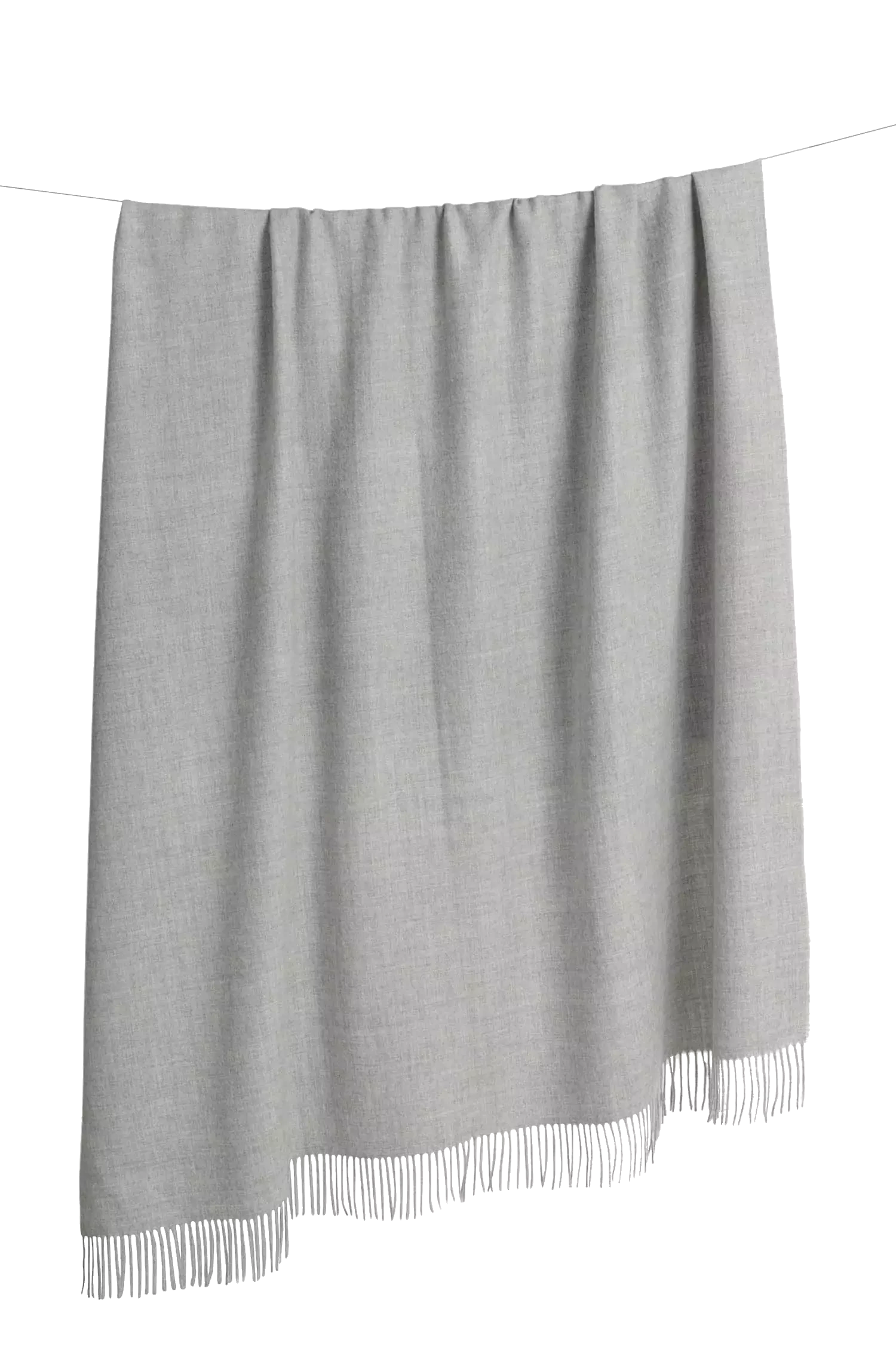 Alpaka Tages Decke UNI (grau)